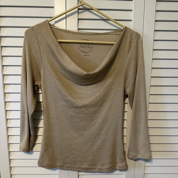 Metallic gold top from INC, X-large - Picture 1 of 6